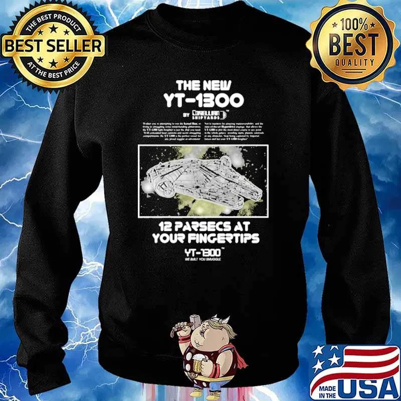 The New YT 1300 12 Parsecs At Your Fingertips Shirt Sweater