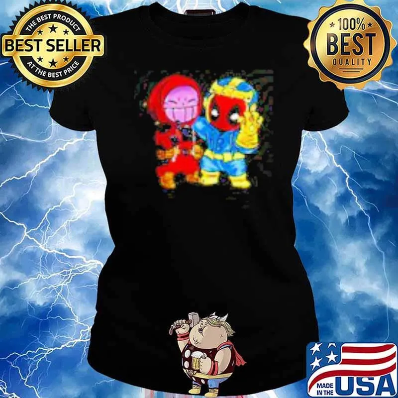 The Notorious Biggie Rapper Thanos Deadpool Marvel Avengers s Ladies tee