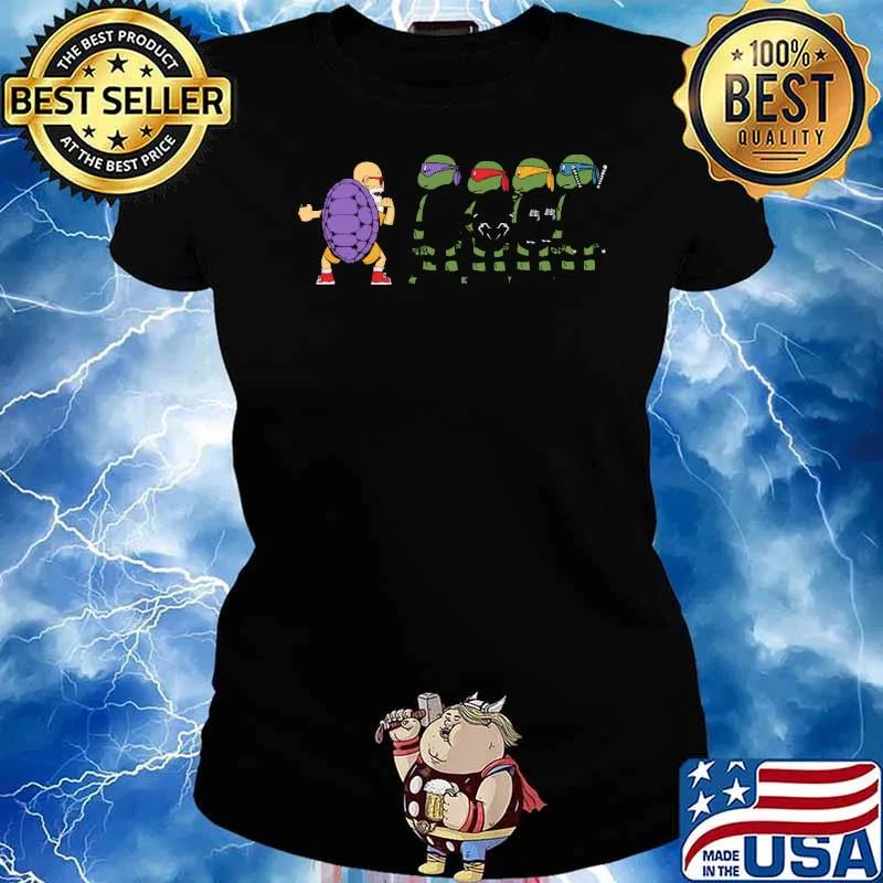 The Shells Ninja Turtle Shirt Ladies tee