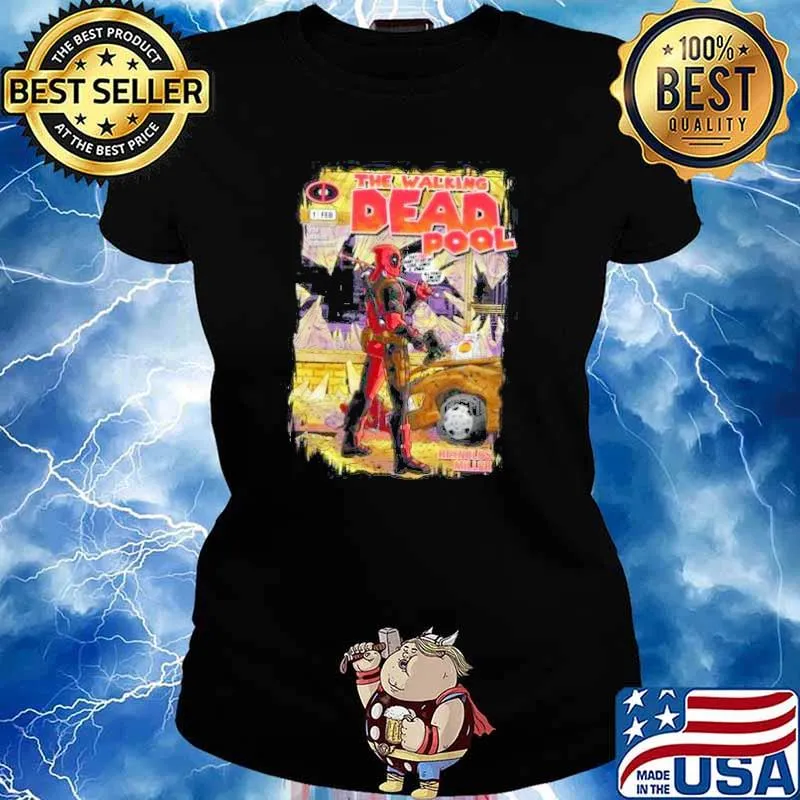 The walking deadpool reynolds miller s Ladies tee