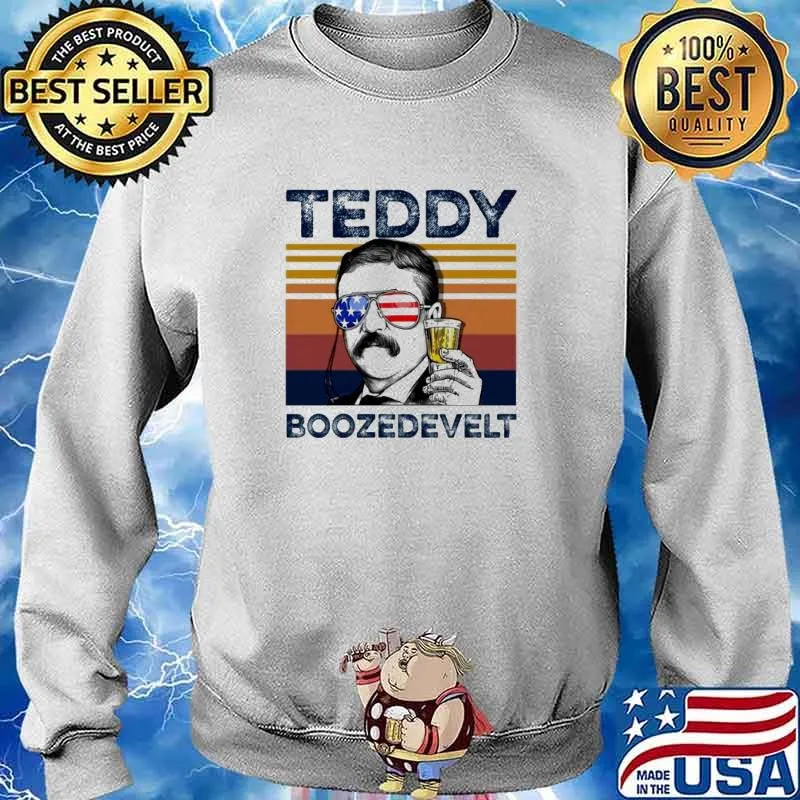 Theodore Roosevelt Teddy Boozedevelt Vintage s Sweater