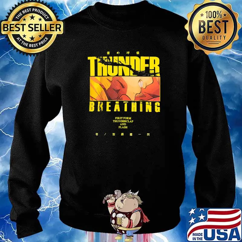 Thunder Breathing First From Ans Flash T-Shirt Sweater