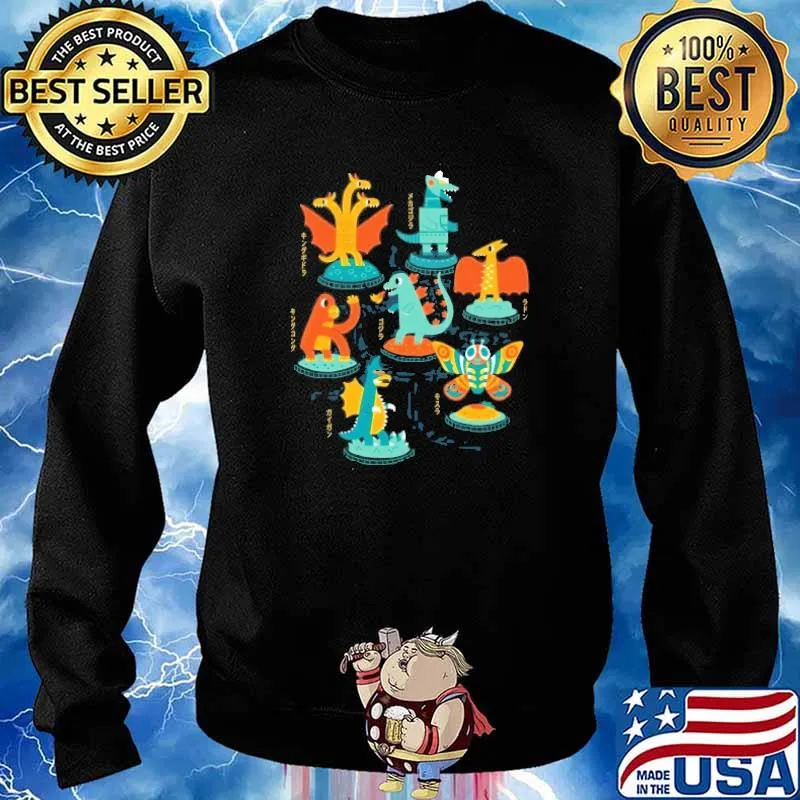 Tokyo Zoo Monkey, Butterfly, Dinosaur Shirt Sweater