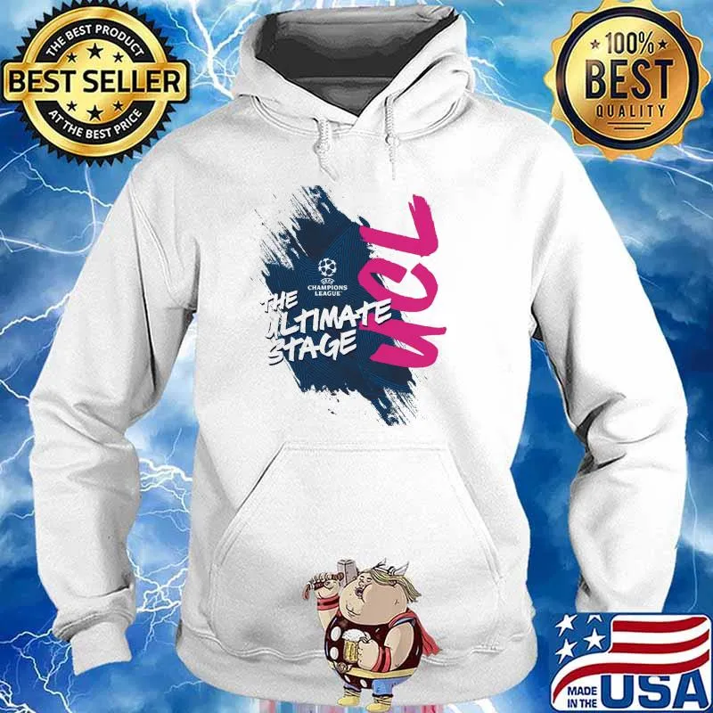 UEFA Champions League - The Ultimate Stage Grunge T-Shirt Hoodie