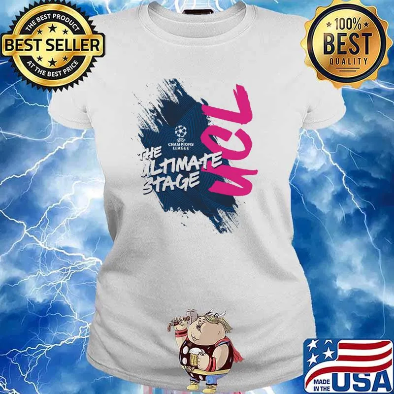 UEFA Champions League - The Ultimate Stage Grunge T-Shirt Ladies tee