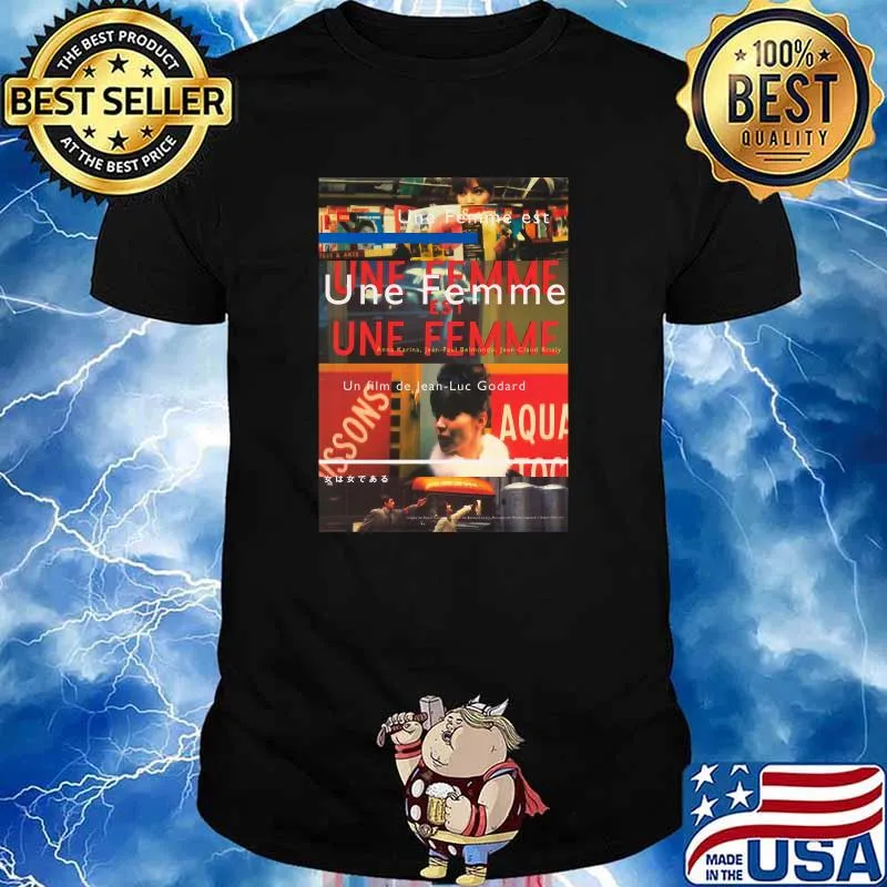 Une Femme est Une Femme Anna Karina Godard T-Shirt