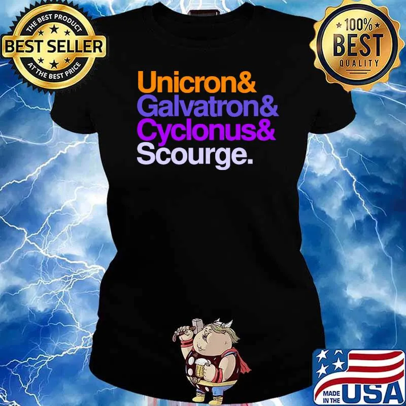 Unicron and galvatron and cyclonus and scourge s Ladies tee