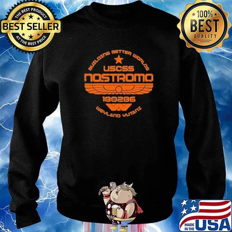 USCSS Nostromo Building Better Worlds Weyland Yutani Shirt Sweater