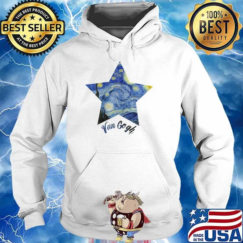 Van Gogh Starry Night Star Art Van Gogh Painting Aesthetic T-Shirt Hoodie