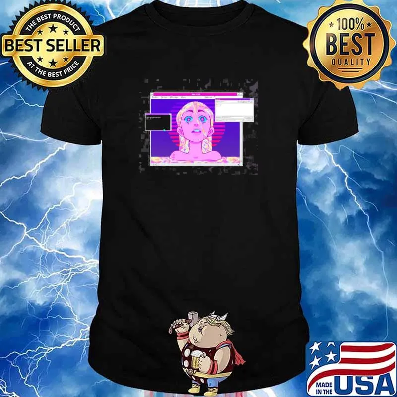 Vaporwave Cartoon Grimes T-Shirt