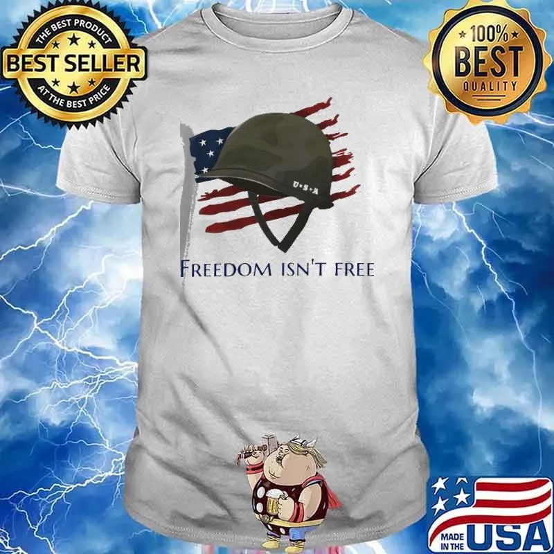 Veteran Freedom Isn’t Free American Flag Shirt