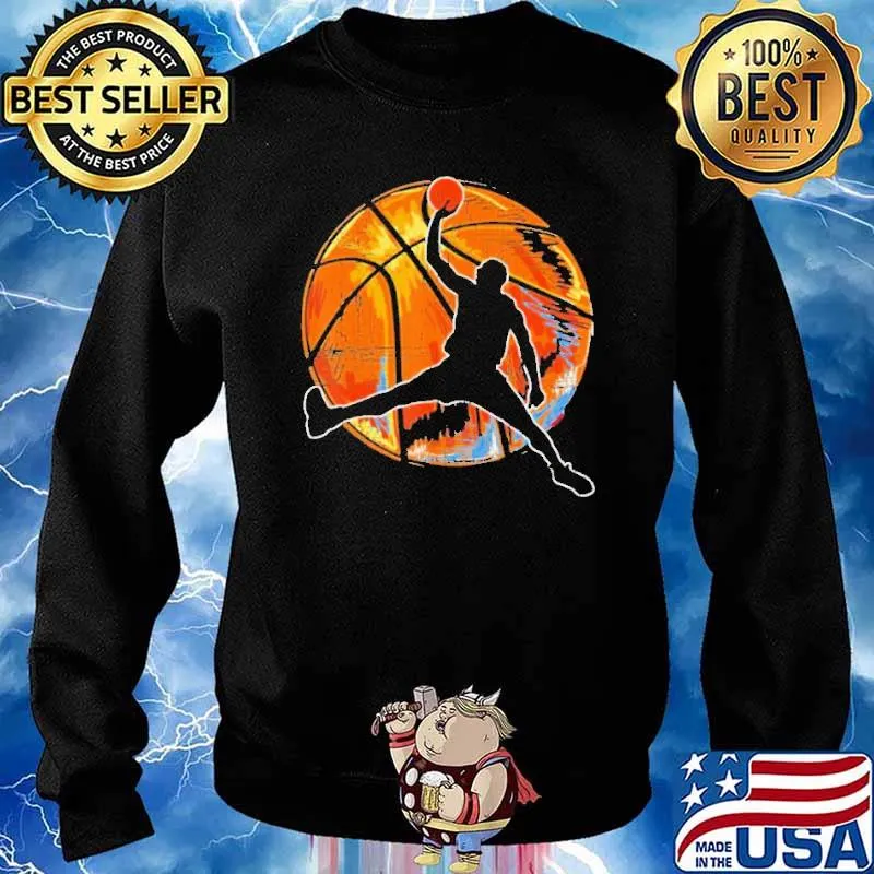 Vintage Retro 70s Basketball Shirt Sweater