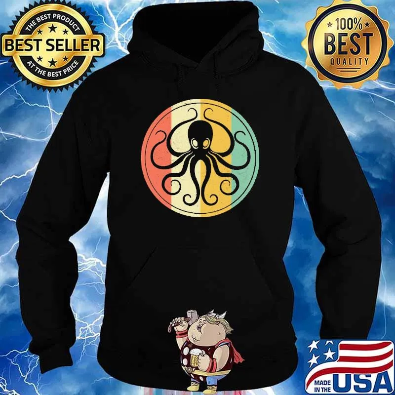 Vintage Sea Monster Octopus Kraken Cthulhu Shirt Hoodie