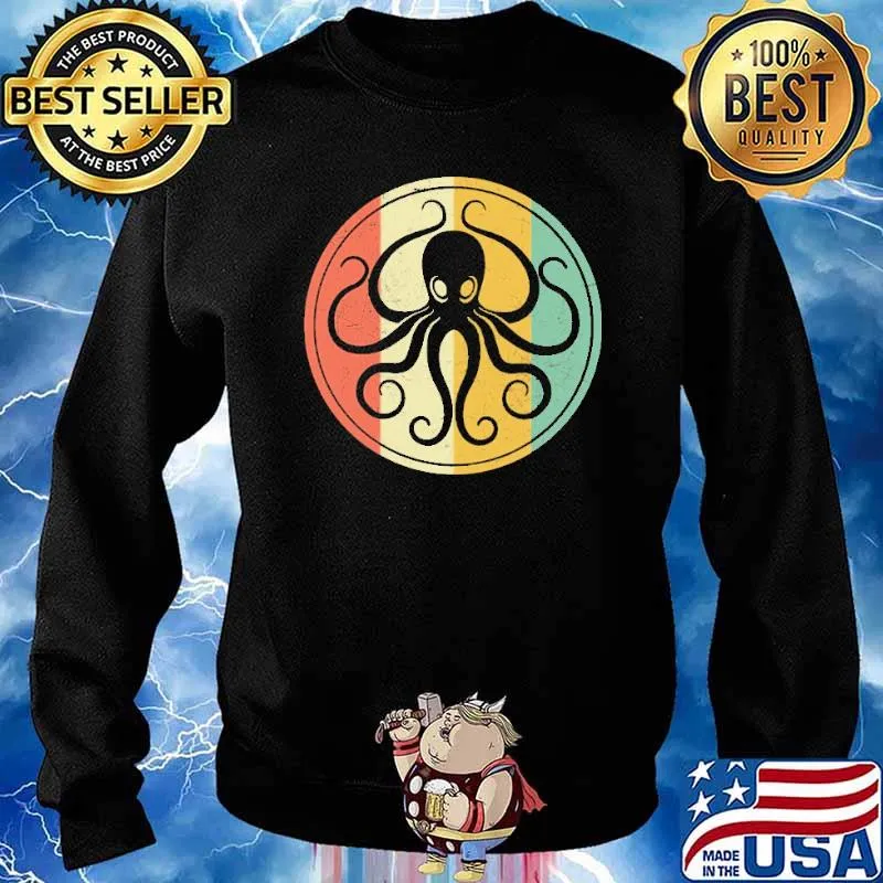 Vintage Sea Monster Octopus Kraken Cthulhu Shirt Sweater