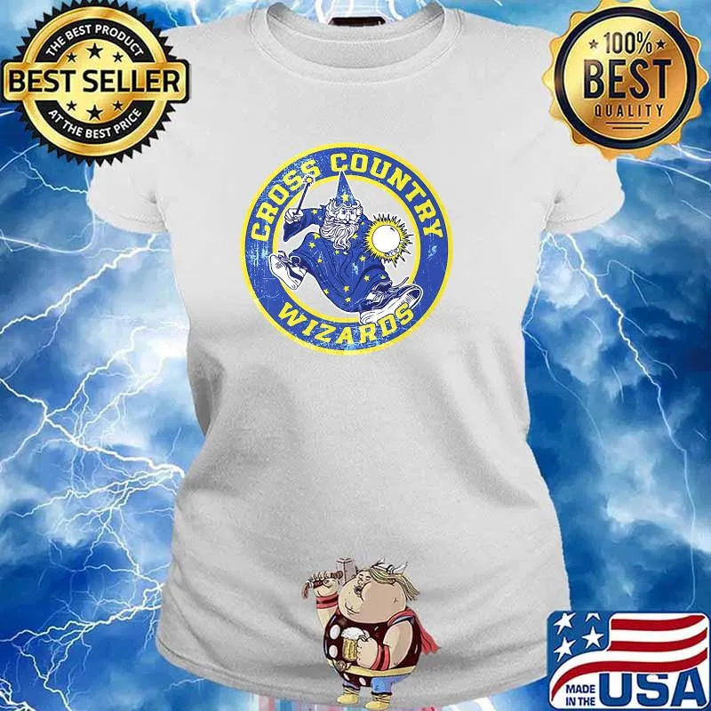 Vintage Wizards Cross Country T-Shirt Ladies tee