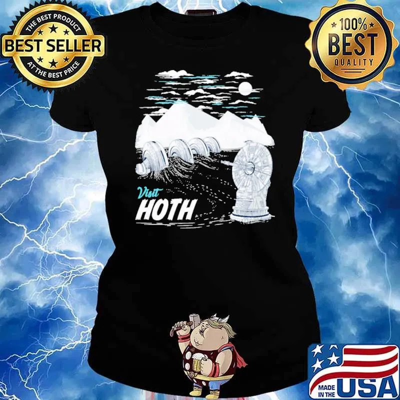 Visit hoth mountain moon star wars s Ladies tee