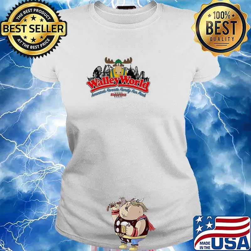 Walley World Ameriea's Favorite Family Fun Park Since 1955 Shirt Ladies tee