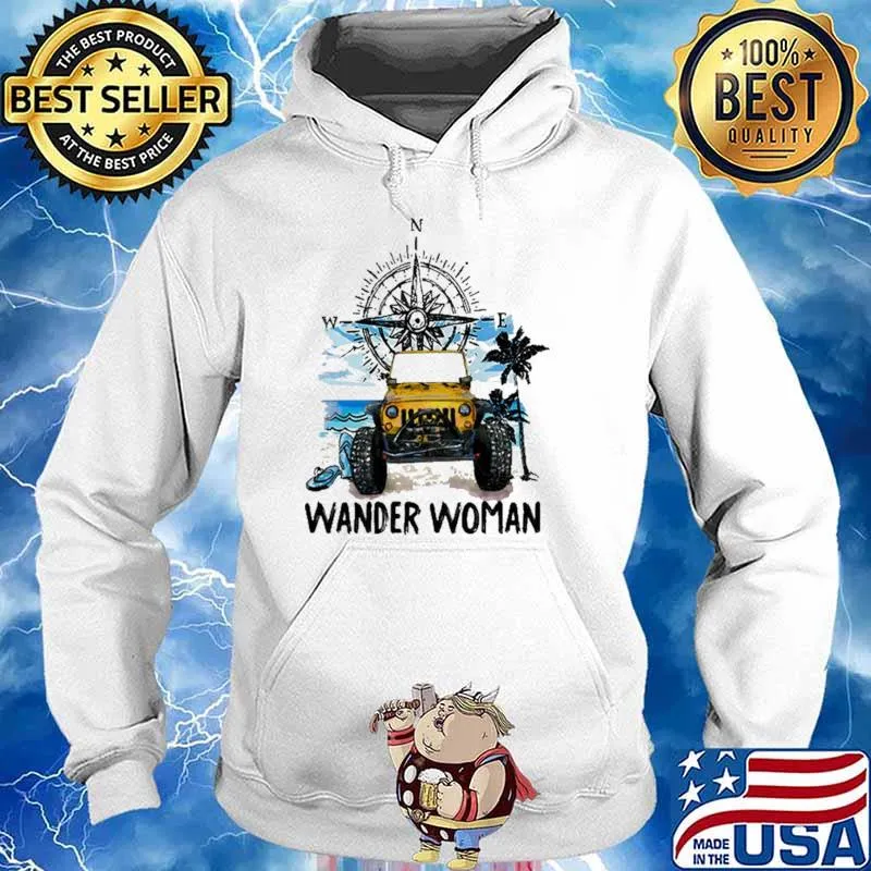 Wander Woman Jeep Compass Shirt Hoodie