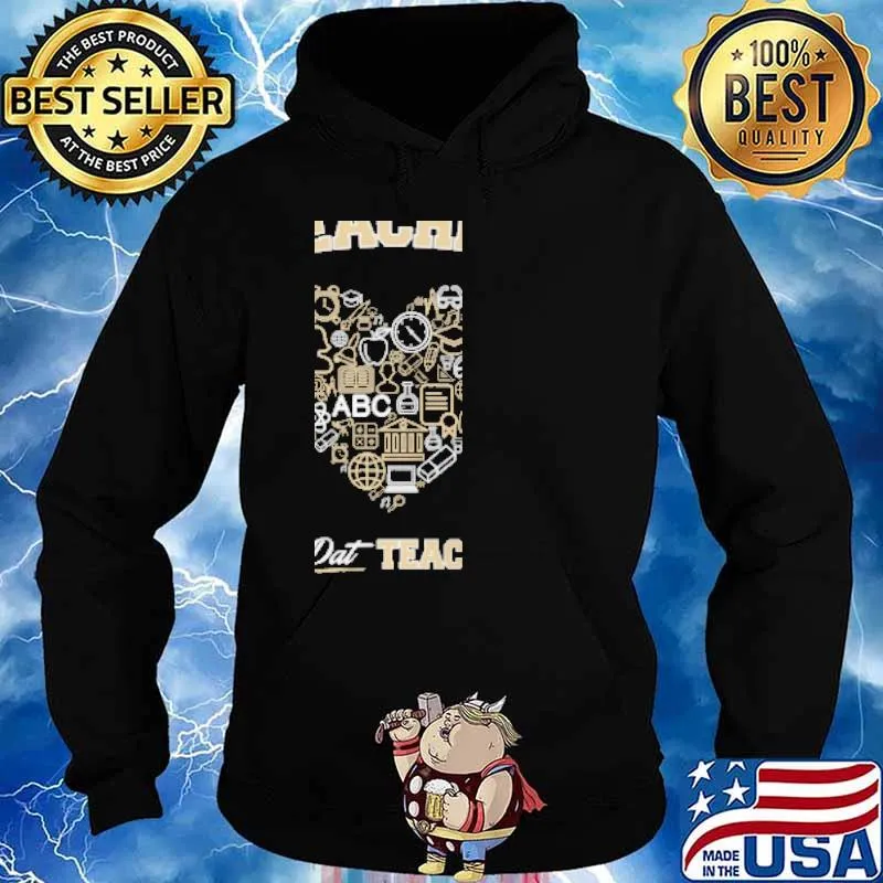 Who Dat Teacher 2015 Im Dat Teacher heart Shirt Hoodie