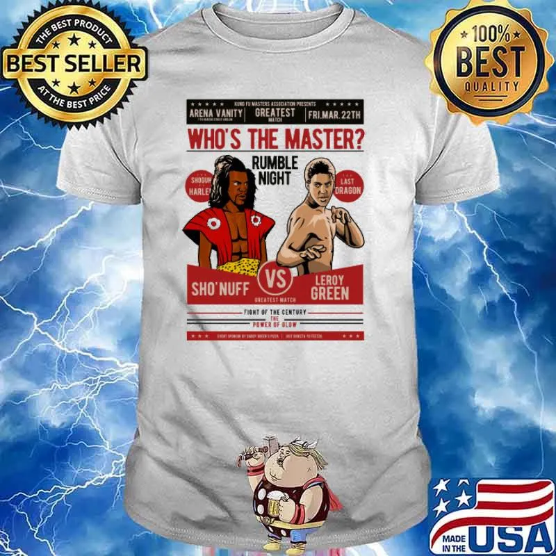 Who's The Master Rumble Night Shirt