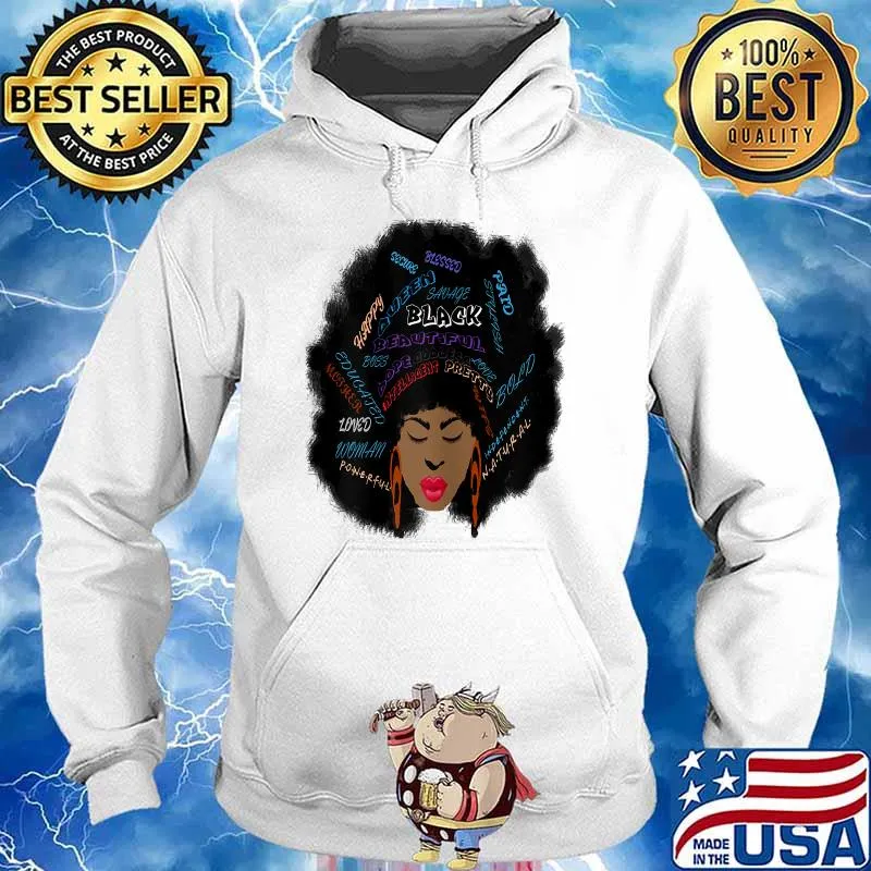 Womens Affirmations fit for a Queen T-Shirt Hoodie