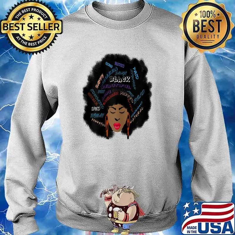 Womens Affirmations fit for a Queen T-Shirt Sweater