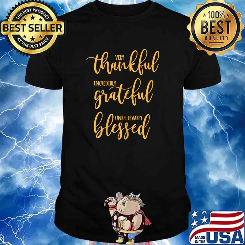 Womens Thankful Grateful Blessed Thankful Thanksgiving Ladies T-Shirt