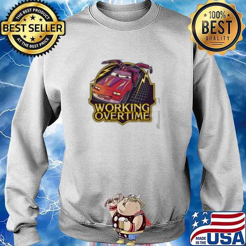 Working over time car s Sweater