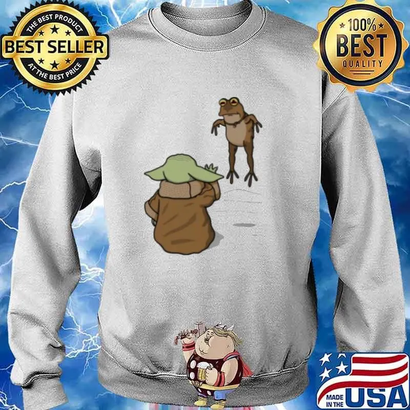 Wrong Toad Baby Yoda Frog Shirt Sweater