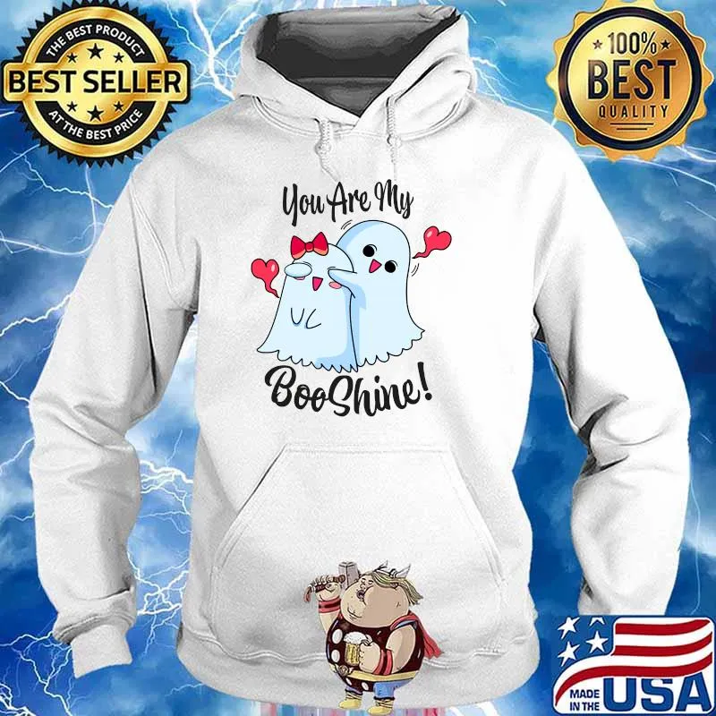You're My Boo Shine Ghosts Heart Couples Halloween T-Shirt Hoodie