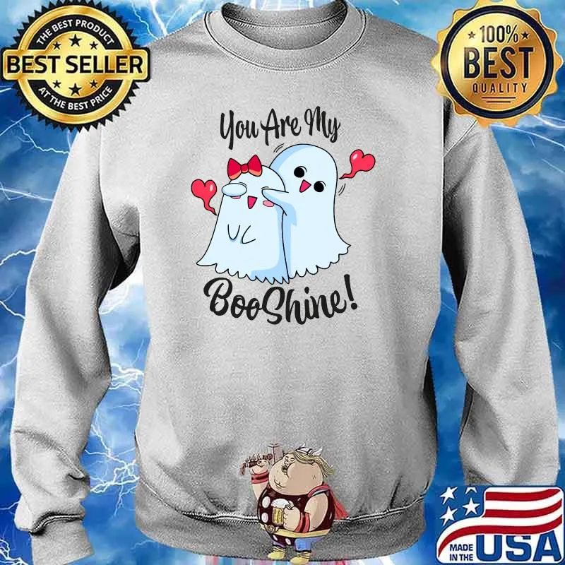 You're My Boo Shine Ghosts Heart Couples Halloween T-Shirt Sweater