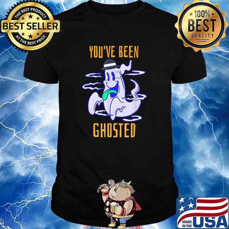 You've Been Ghosted Cute Halloween Trick or Treat Ghost T-Shirt