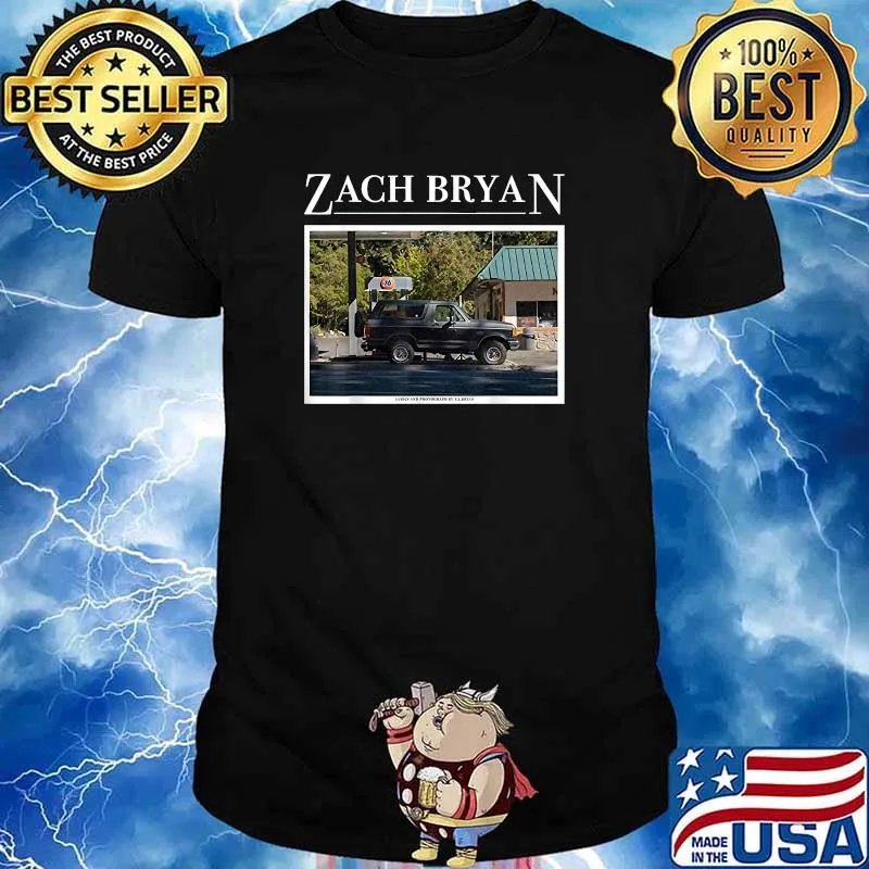 Zach bryan lyrics and photograph T-Shirt