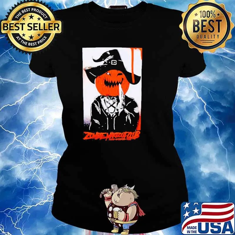 Zombie Makeout Club Jack-O-Lantern s Ladies tee