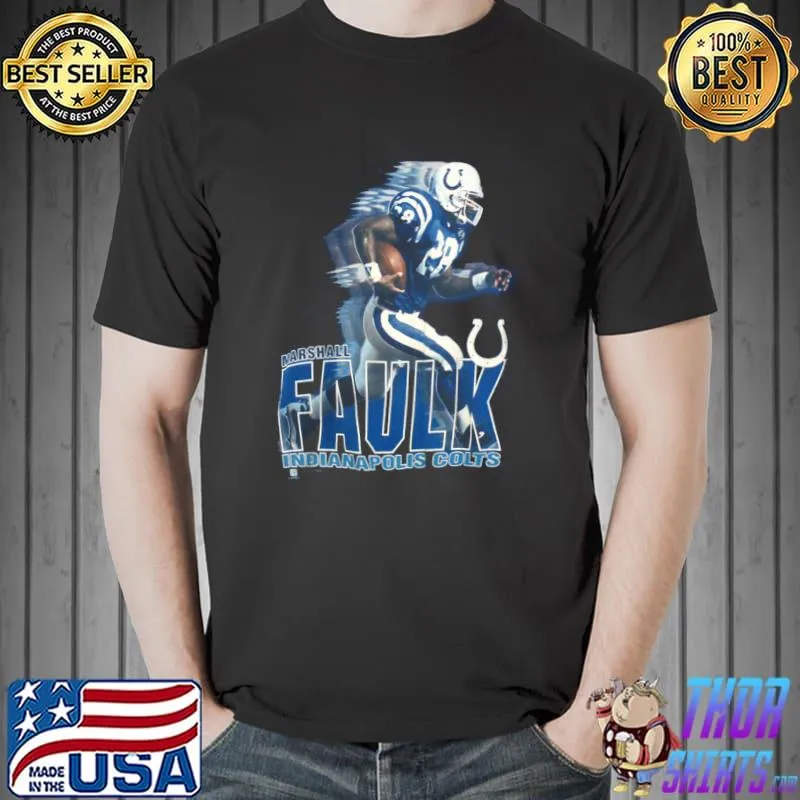 1995 Marshall Faulk Indianapolis Colts Shirt Unisex