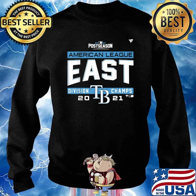 2021 AL East Champions Rays Locker Room Officially T-Shirt Sweater