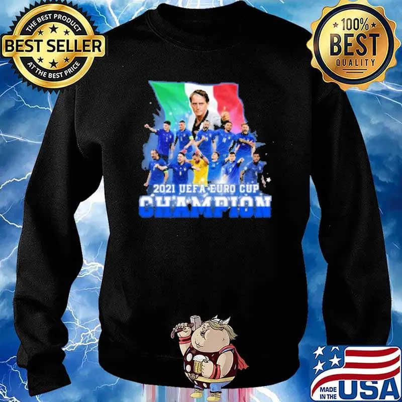 2021 UEFA Euro Cup Euro Champion 2021 Italy s Sweater