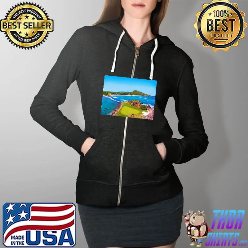 3rd Hole at Punta Mita Resort Mexico Classic T-Shirt Full Zip Hooded