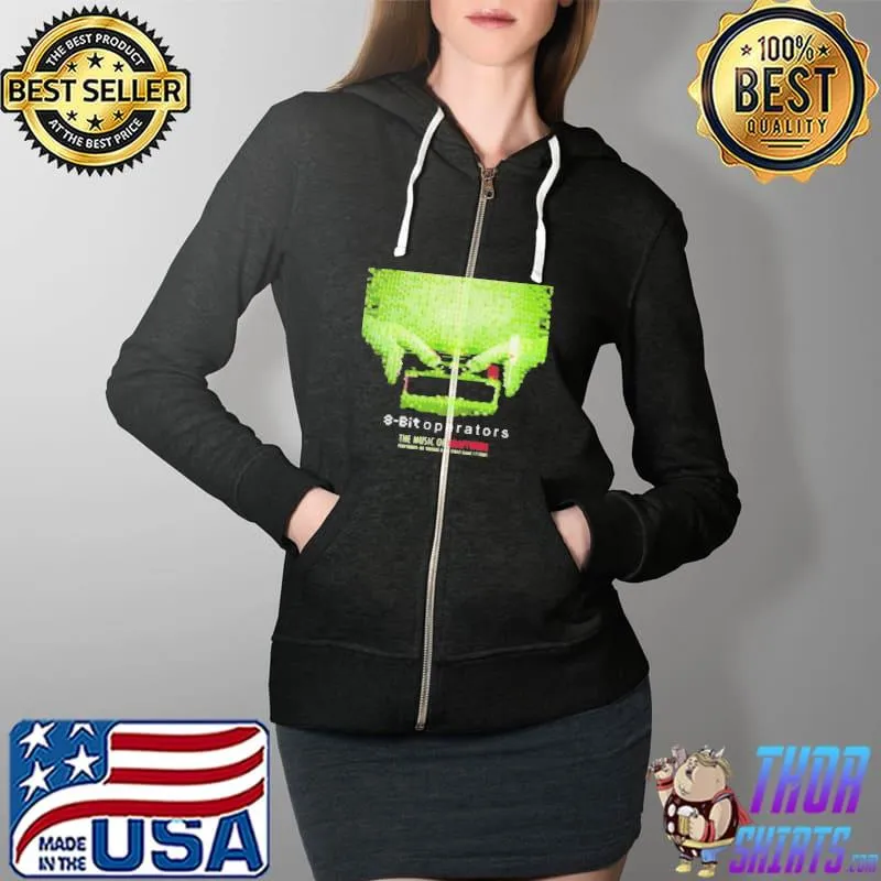 8 Bit Operators The Music Of Kraftwerk Shirt Full Zip Hooded