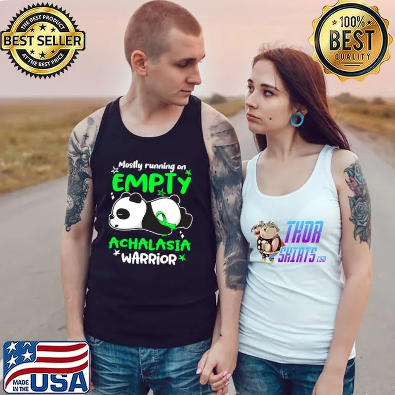Achalasia Awareness Mostly Running On Empty Achalasia Warrior Classic T-Shirt Tank Top