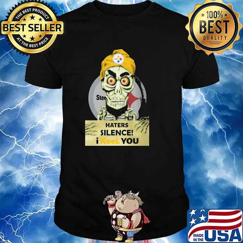 Achmed Pittsburgh Steelers Haters silence i keel you skull football halloween shirt