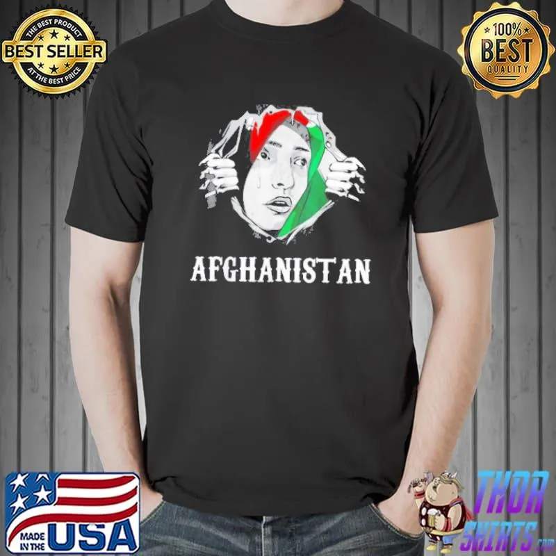 Afghanistan Woman I Love Afghanistan Afghans Flag Shirt Unisex