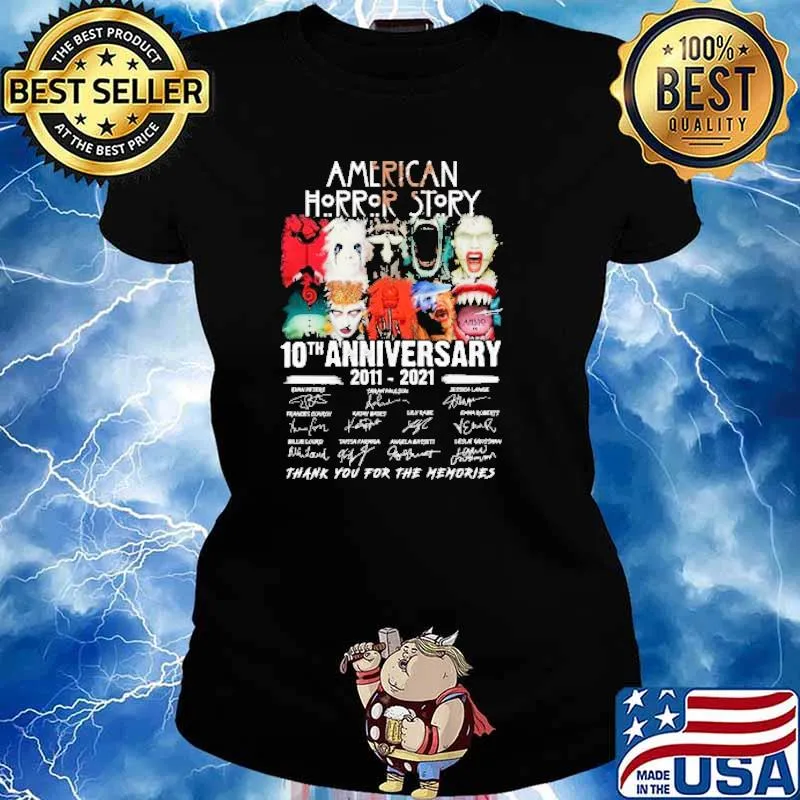 American Horror Story 10th Anniversary 2011 2021 Shirt Ladies tee