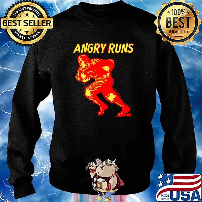 Angry Runs Football T-Shirt Sweater