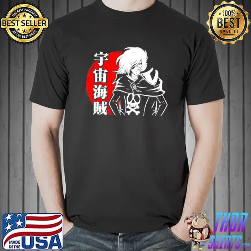Anime Pirate minimal art T-Shirt Unisex