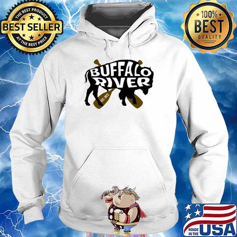Arkansas Pride Buffalo River T-Shirt Hoodie