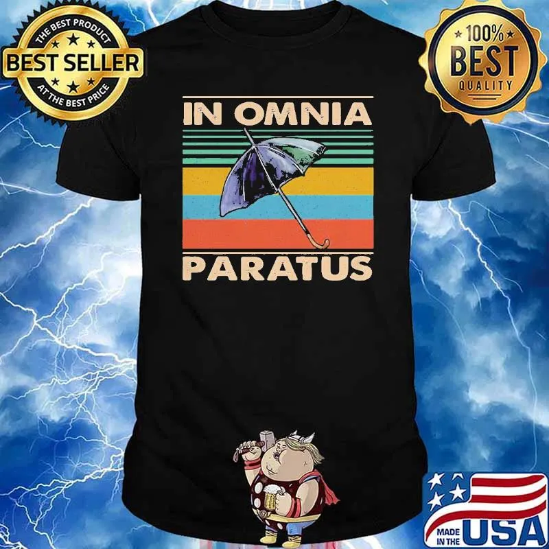 Awesome Umbrella In Omnia Paratus Shirt