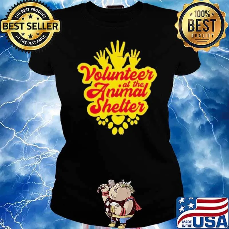 Awesome Volunteer At The Animal Shelter Shirt Ladies tee