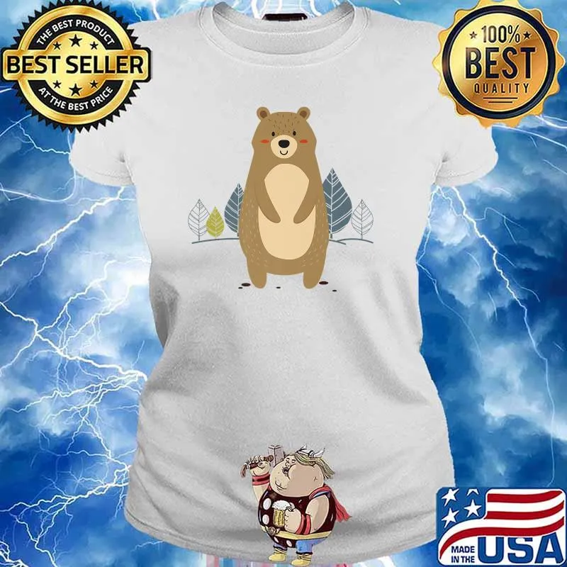 Balloo Bear Premium T-Shirt Ladies tee