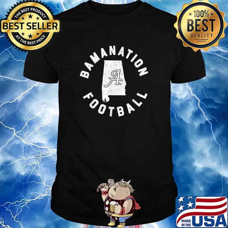Bamanation Football Rolls Alabama Tide All Y'all Crimson T-Shirt